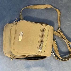Baggalini 3 Flap Travel Crossbody